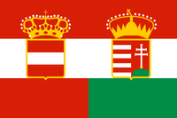 Flagge von &Ouml;sterreich-Ungarn (1867-1918)